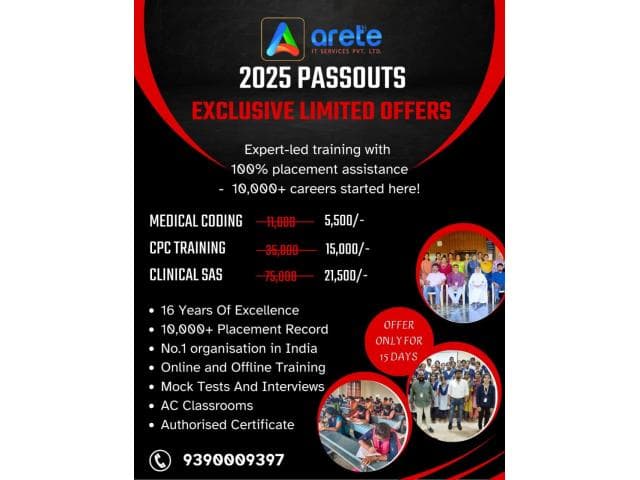 medical coding with training and placements