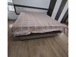 Double bed with storage & Mattress - Image 1