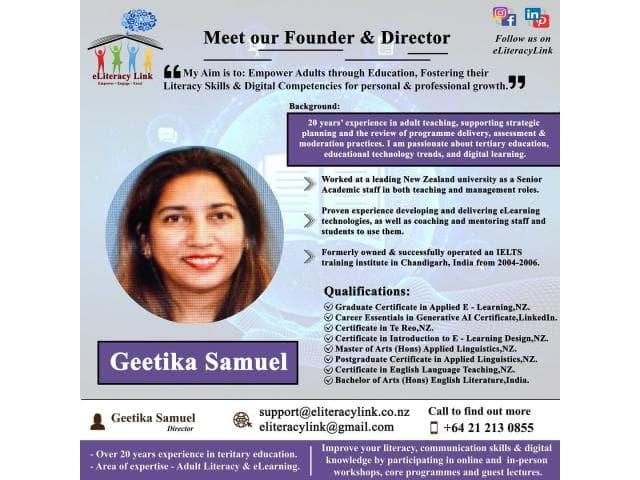 eLiteracyLink | PTE Coaching in New Zealand