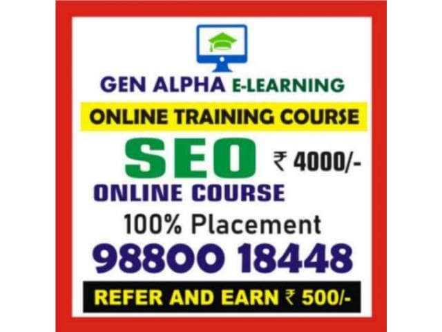 Gen Alpha | Become a SEO service | Salary 40 K per month /- Placement | 7062