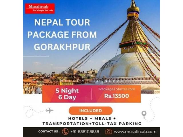 Nepal Tour Package from Gorakhpur