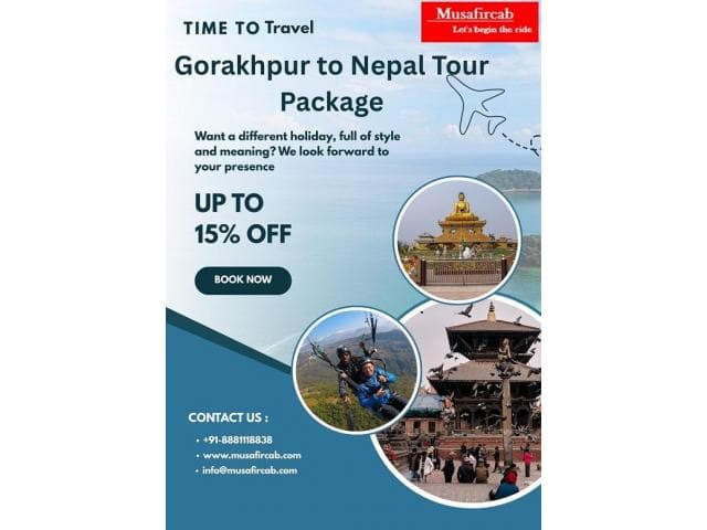 Gorakhpur to Nepal Tour Package, Unveil the Splendor of the Himalayan Wonderland