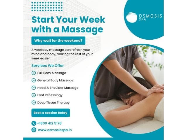 Start Your Week with a Massage : why wait for the weekend?