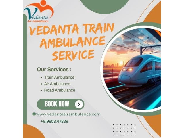 Vedanta Train Ambulance Services in Varanasi are now easier to book for patients