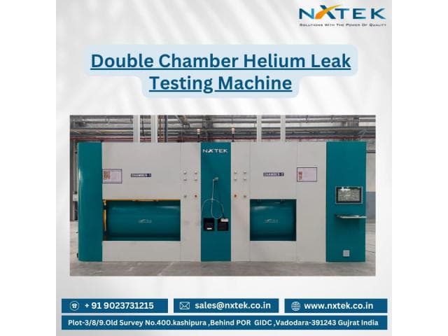 Double Chamber Helium Leak Testing Machine | Nxtek