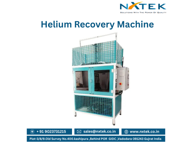 Helium Recovery Machine in India | Nxtek