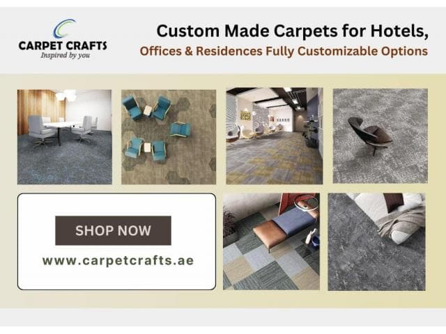 Custom Made Carpets for Hotels, Offices & Residences Fully Customizable Options!