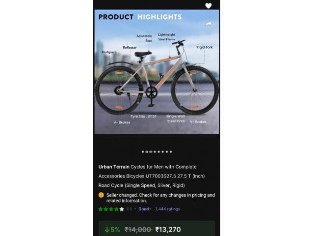 Urban terrain UT7003S27.5  27.5T  road bicycle