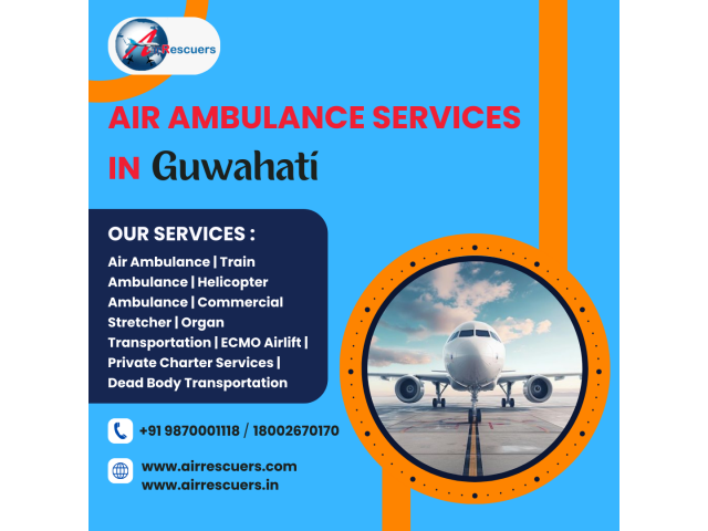 Air Ambulance Services in Guwahati | 24/7 Emergency Medical – Air Rescuers