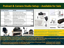 Podcast & Camera Equipment - Image 1