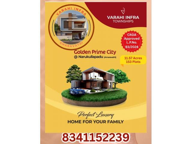 Plots for sale in Varahiinfra Twonships Guntur