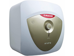 Racold Andris Lux Plus 25 Litre 5 Star Vertical Storage Geyser  (White & Gold) - Image 1