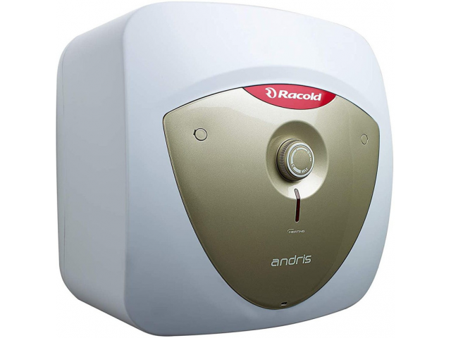 Racold Andris Lux Plus 25 Litre 5 Star Vertical Storage Geyser  (White & Gold)