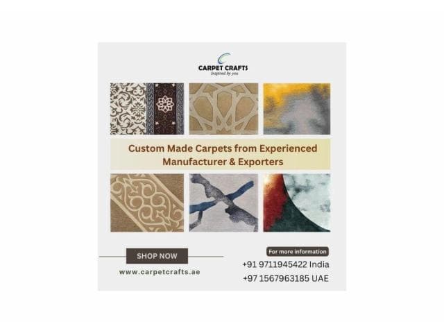 Custom Made Carpets from Experienced Manufacturer & Exporters