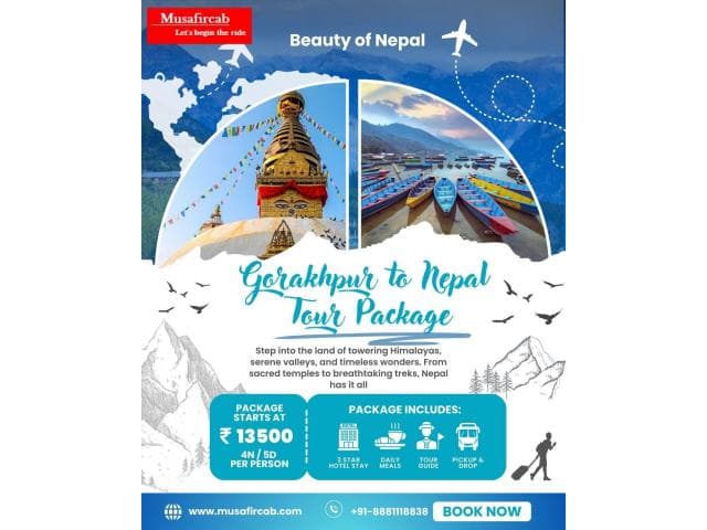 Gorakhpur to Nepal Tour Package
