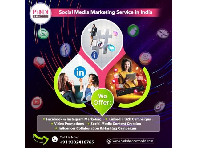 Social Media Marketing Services in India | Pink Shadow Media