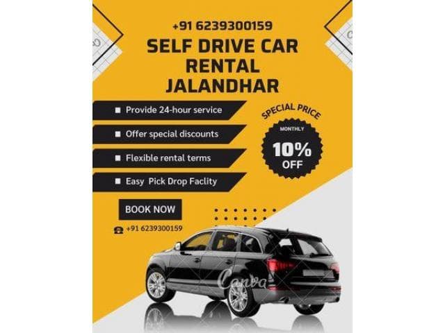 Self Drive Car Rental Jalandhar +916239300159