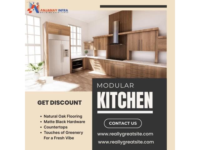 Stylish Modular Kitchen Near Me Services | Anjanayinfra