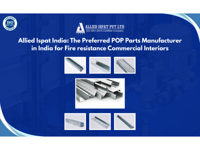 Precision POP Parts That Elevate Every Ceiling – From the Experts at Allied Ispat India