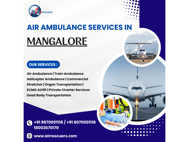 Safe, Affordable Air Ambulance Solutions in Mangalore