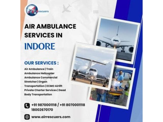 Indore’s Trusted Air Ambulance – Saving Lives 24/7!