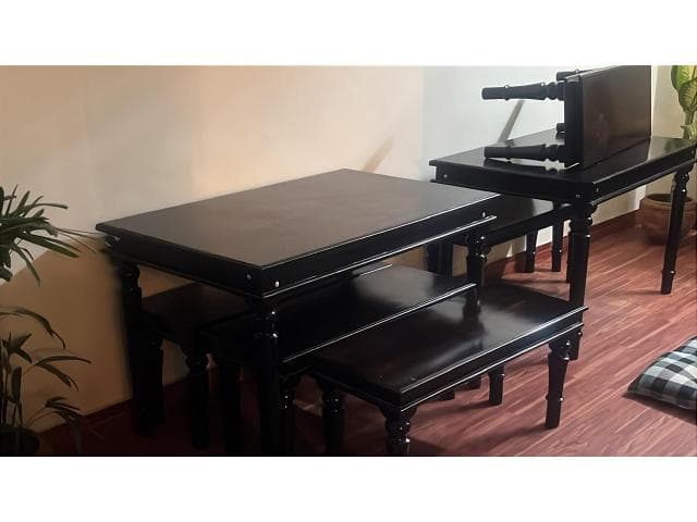 Full Restaurant Dining Set (A1 Seesham Wood)