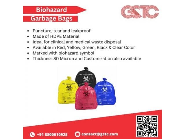 Bags for Biomedical Waste | Leak and Tear Resistant for Clinics