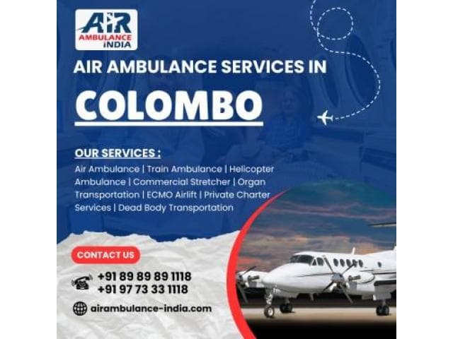 Air Ambulance Services in Colombo – Air Ambulance India