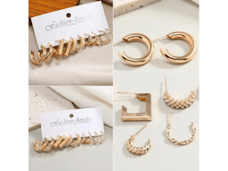 Stylish Hoops Earrings Online in India - Image 1