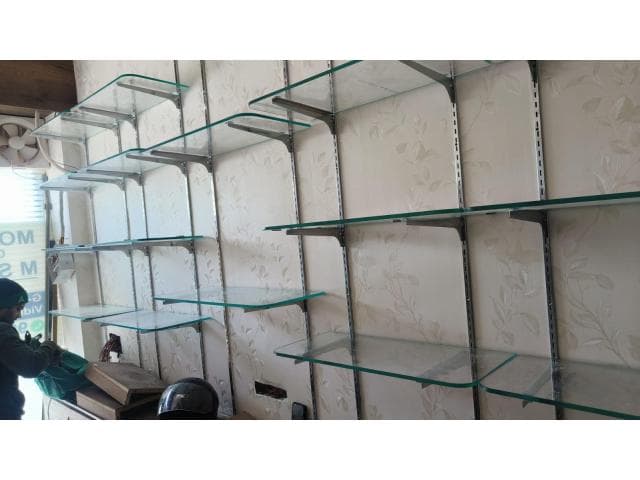 Glass Shelf for accessories Shop or Handicraft Shop
