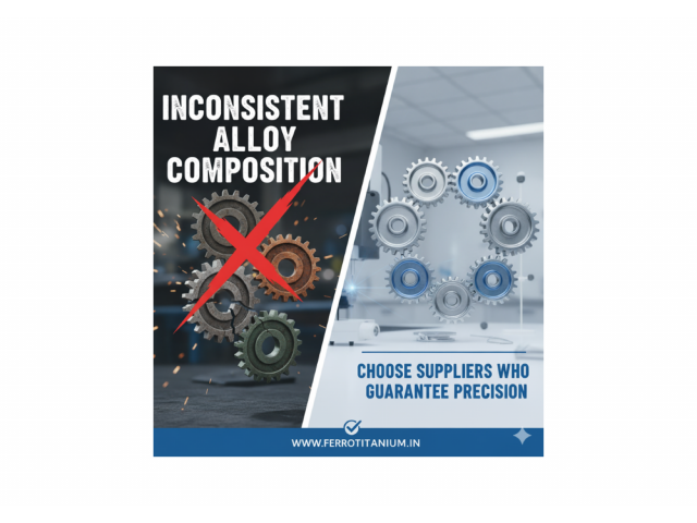 Inconsistent Alloy Composition? Choose Suppliers Who Guarantee Precision