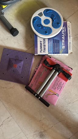 home gym kit: elliptical, tummy twister, tummy trimmer & accupuncture board - Image 2