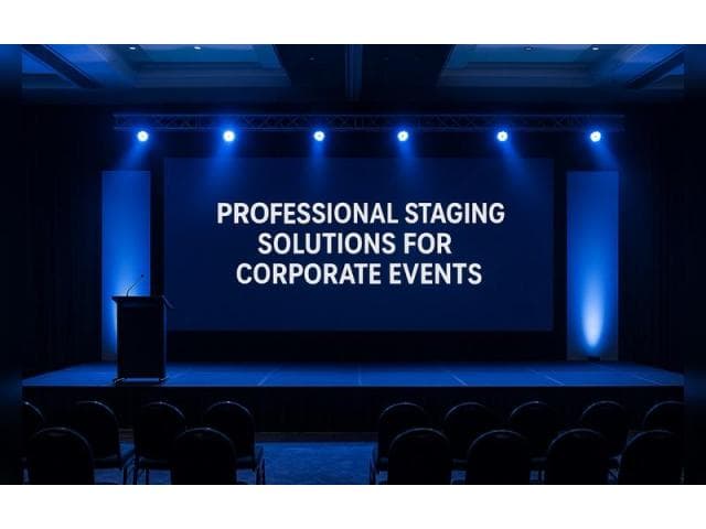 Professional Staging Solutions for Corporate Events