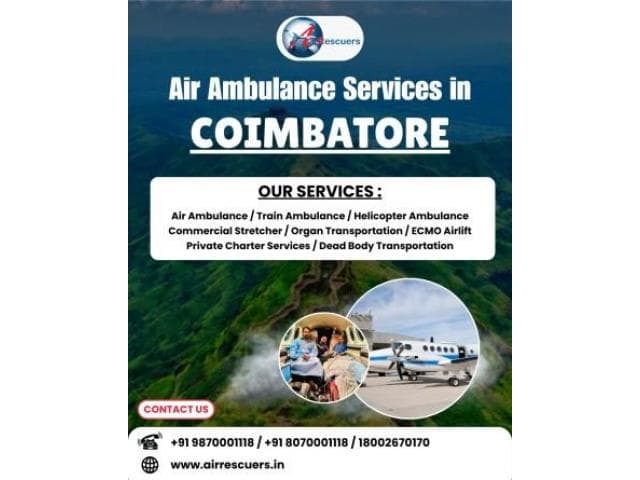 The Best & Fast Air Ambulance Services in Coimbatore