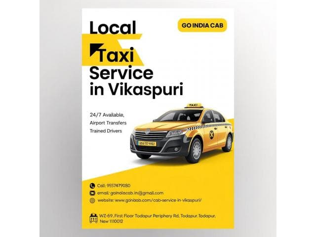 Local Taxi Service in Vikaspuri – 24/7 Affordable Cabs