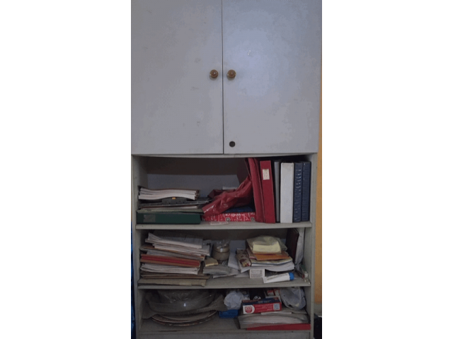 Grey Storage Cupboard