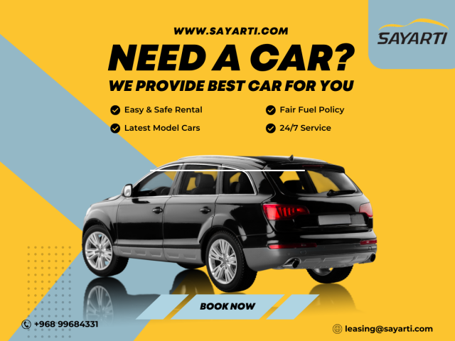 Car Rental Company in Oman - Sayarti