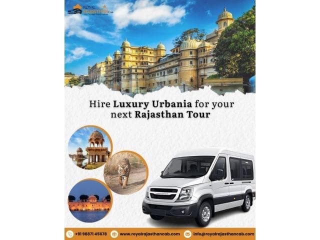 Best Luxury Urbania and Tempo Traveller Hire Jaipur