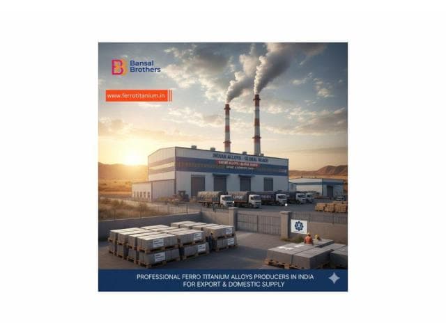 Professional Ferro Titanium Alloys Producers in India for Export & Domestic Supply
