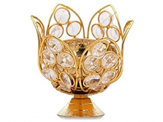 Lotus shape diya