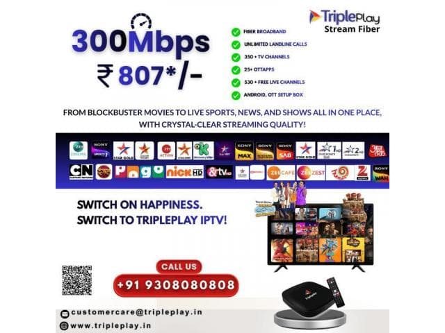 Secure & Future‑Ready TriplePlay IPTV with 4K & Smart Features
