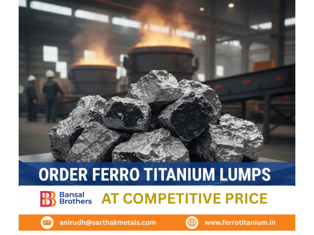 Order Ferro Titanium Lumps At Competitive Rates