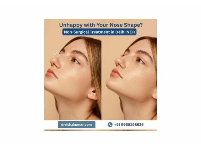 Unhappy with Your Nose Shape? Non-Surgical Treatment in Delhi NCR