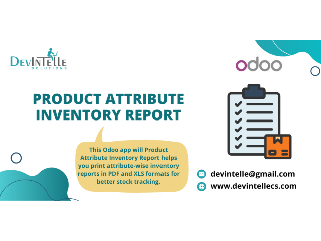 Product Attribute Inventory Report in Odoo