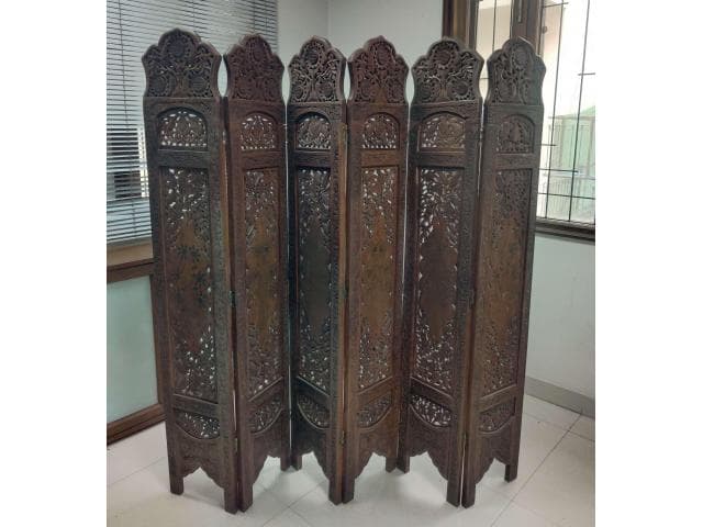 High quality Handcrafted Wooden Room Divider Screen