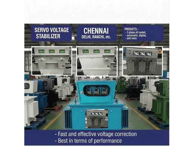 Best-in Class servo voltage stabilizer manufacturers in Chennai