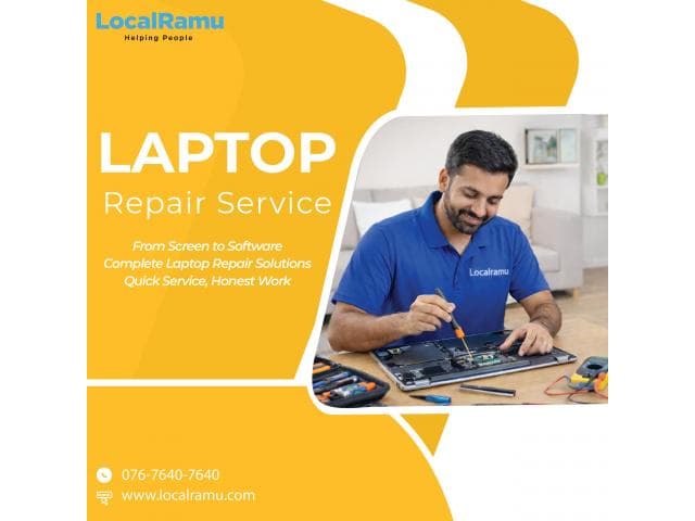 Laptop Repair Service by LocalRamu For Fast and Trustable Fixes in Bangalore
