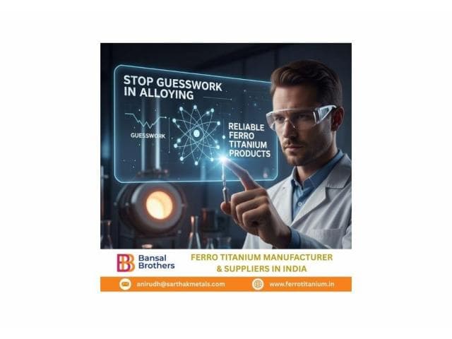 Stop Guesswork in Alloying with Reliable Ferro Titanium Products