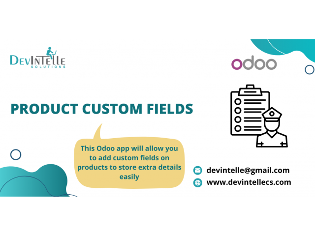 Product Custom Fields in Odoo
