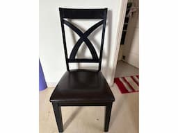 Wooden Dining Table with 6 Chairs. - Image 4